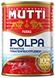 Mutti Polpa Fine - Tomatenfruchtfleisch, fein gehackt, 6er Pack (6 x 400 g): Amazon.de: Lebensmittel & Getränke