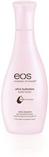 eos Body Lotion Berry Blossom, Hautpflege f&uuml,r normale & trockene Haut, feuchtigkeitsspendende Bodylotion, mit Granatapfel &