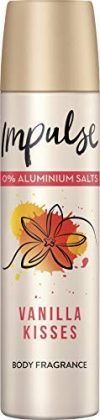 Impulse Vanilla Kisses Deospray, ohne Aluminium, 3er Pack (3 x 75 ml)