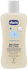 Chicco Baby Momente Mildes Reinigungsbad f&uuml,r K&ouml,rper und Haare PH Neutral, 200 ml