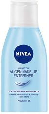 Nivea Sanfte Augen Make-Up Entferner Lotion f&uuml,r wasserl&ouml,sliche Mascara und Make-Up, 1er Pack (1 x 125 ml)