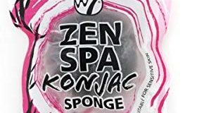 W7&nbsp,Zen Spa Konjac Schwamm, Schwarz