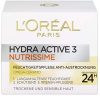 L'Oreal Paris Hydra Active 3 Nutrissime Gesichtscreme, mit Omega-Ceramid f&uuml,r sehr trockene Haut, intensive Pflege, 50 ml