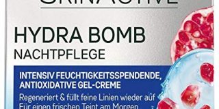 Garnier SkinActive Hydra Bomb Gel-Creme, Nachtpflege, intensiv feuchtigkeitsspendende und antioxidative Gel-Creme, mit Granatapf