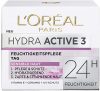 L'Oreal Paris Hydra Active 3 Tagespflege, mit Vitamin E und UV-Schutz f&uuml,r sensible Haut, spendet intensiv Feuchtigkeit, 50